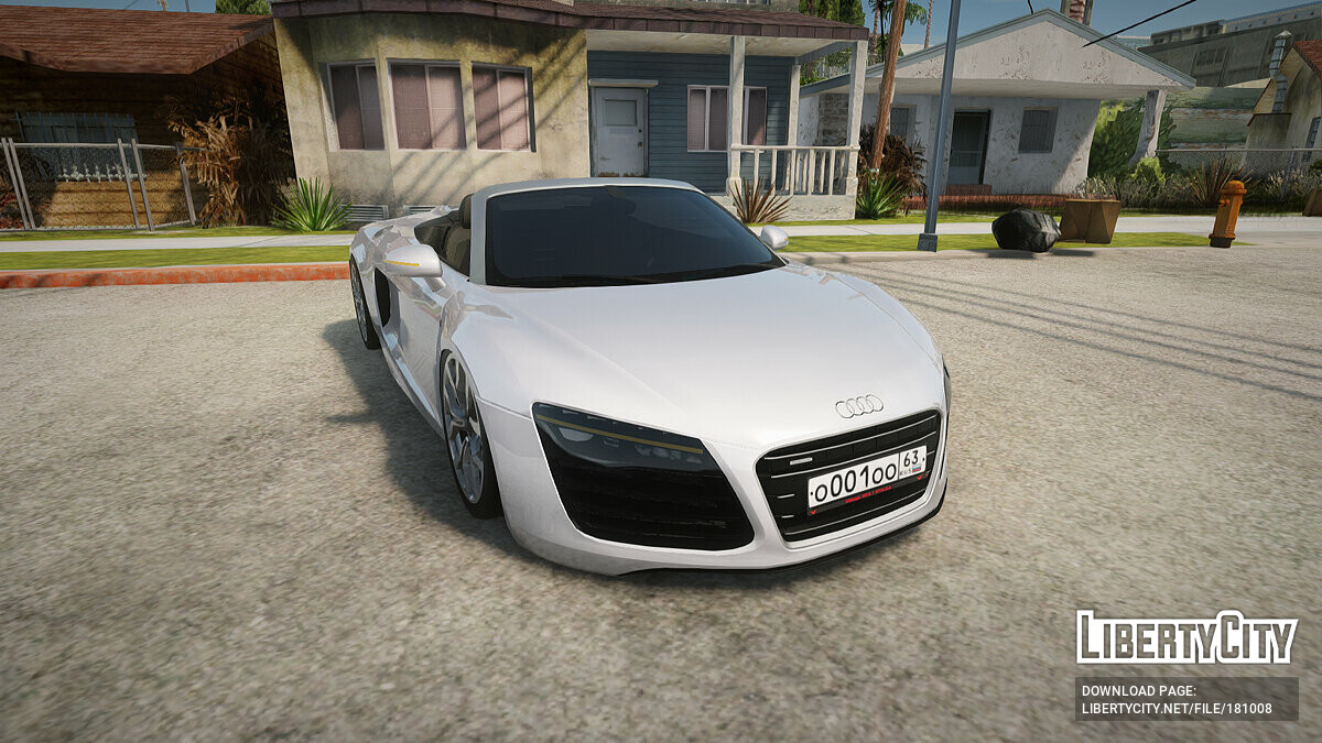 Audi r8 cabrio gta 5 фото 110