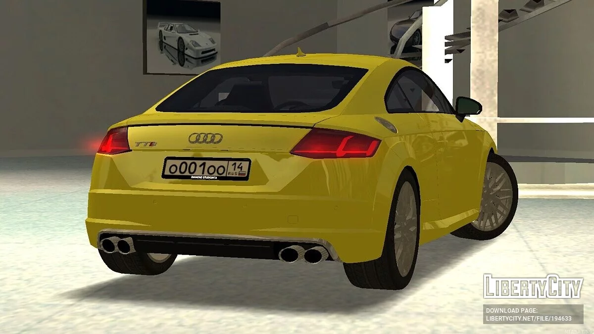 Audi TTS كوبيه 2015 + CCD / جي تي إيه سان أندرياس
