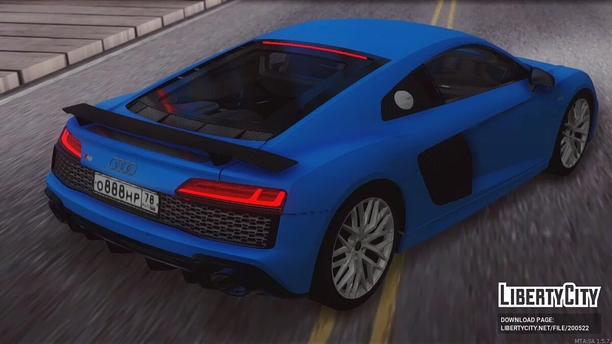 Audi R8 2019 [FIX] / جي تي إيه سان أندرياس