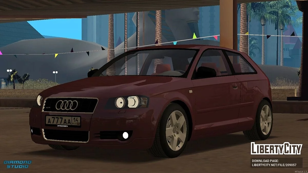 Audi A3 + CCD / GTA San Andreas