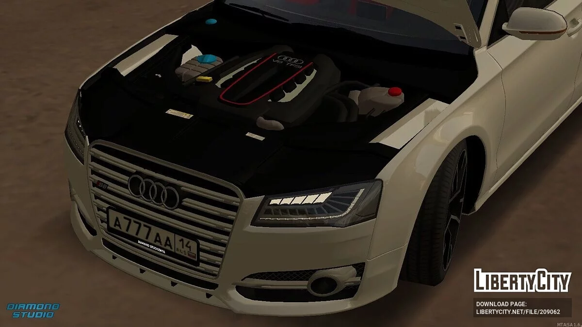 Audi S8 Plus + CCD / GTA San Andreas