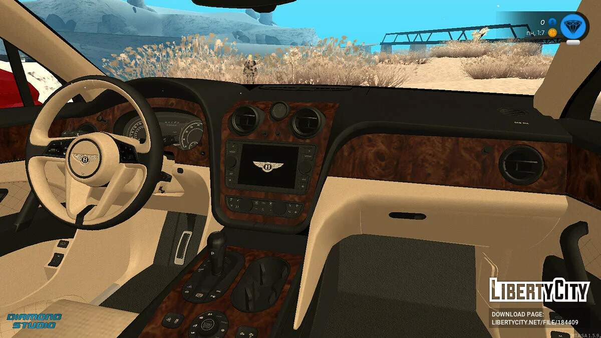 Bentley Bentayga + CCD / GTA San Andreas
