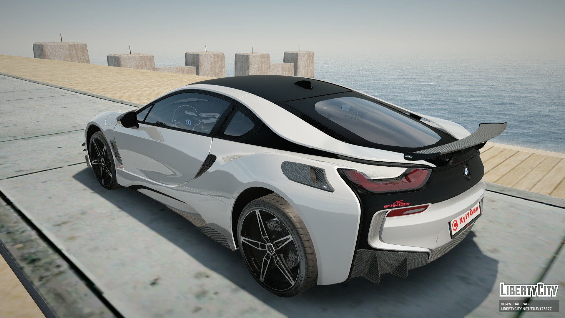 Gta 5 bmw i8 replace фото 54