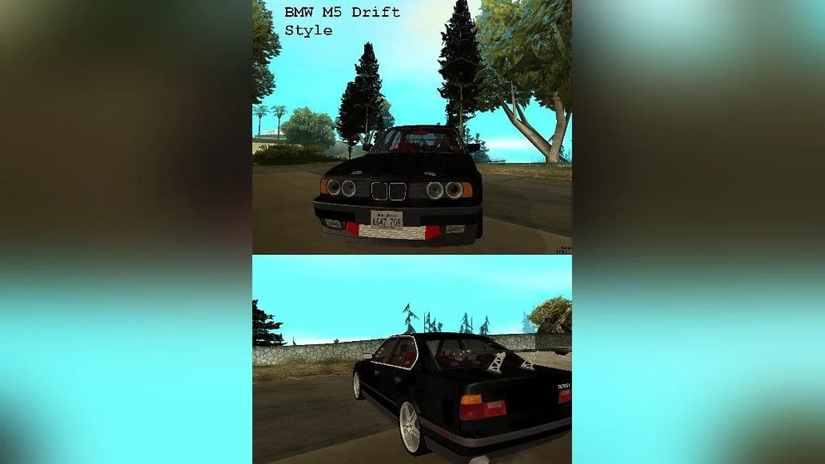 BMW M5 в стилі дрифт / GTA San Andreas