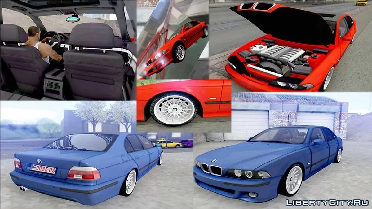 BMW E39 540i Mtech / GTA San Andreas