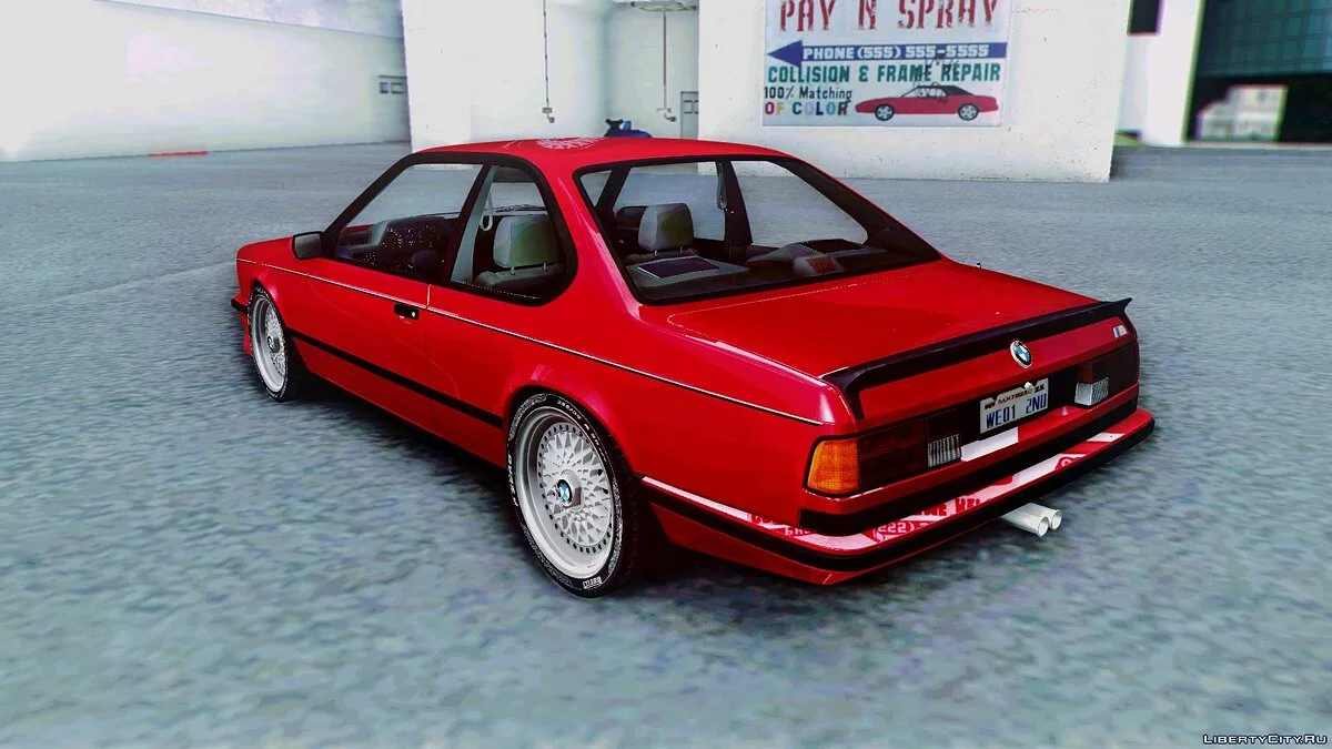 1986 宝马 M635CSI E24 V1.0 / GTA San Andreas