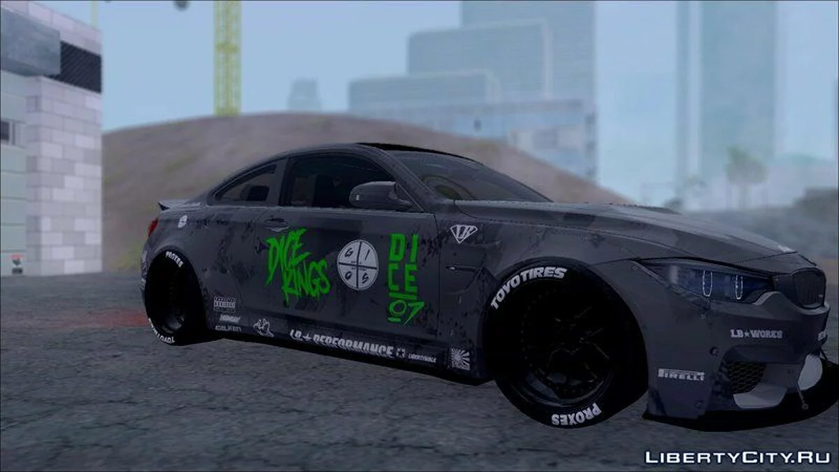 BMW M4 LB WALK Team-DiCE / GTA San Andreas