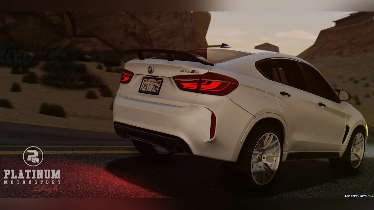 BMW X6M F86 2016 إصدار بلاك ريفيل / جي تي إيه سان أندرياس