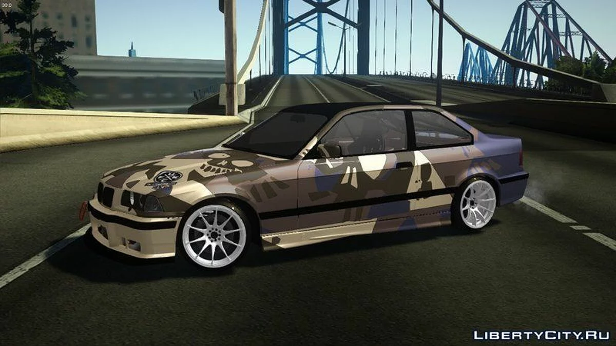 1998 BMW E36 Drift de Hazzard Garage / GTA San Andreas