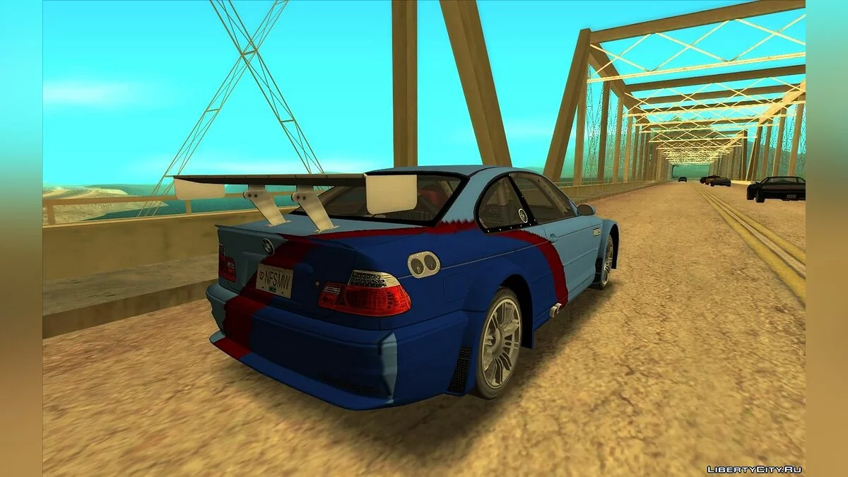 BMW M3 GTR (E46)  из NFS:Most Wanted / GTA San Andreas
