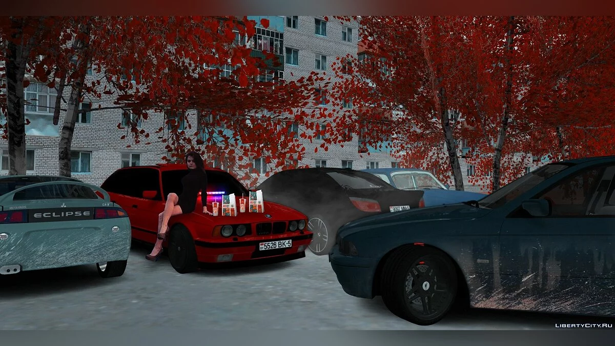 БМВ E34 M5 Вагон / GTA San Andreas