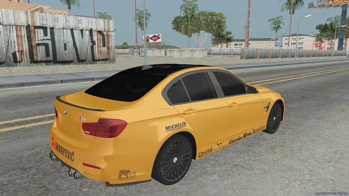 宝马 M3 F30 Akrapovic / GTA San Andreas