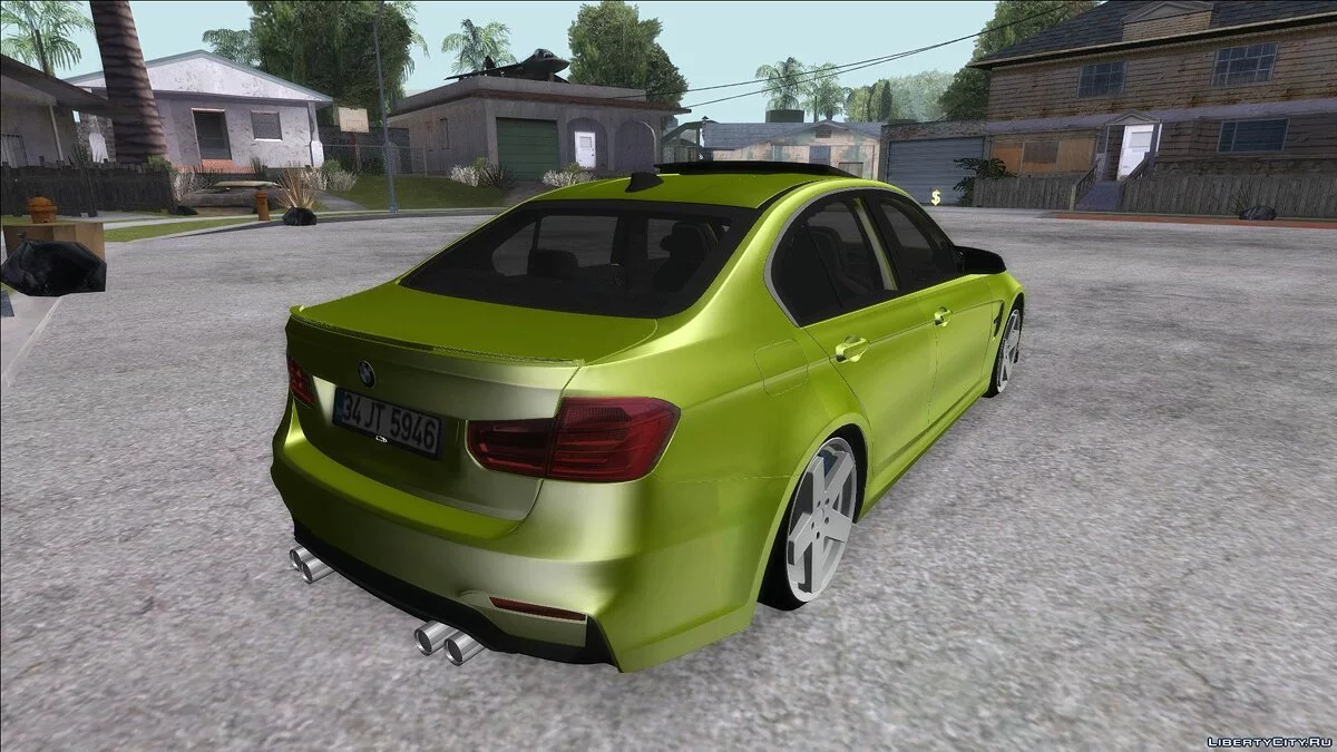 BMW M3 F30 Hulk / GTA San Andreas