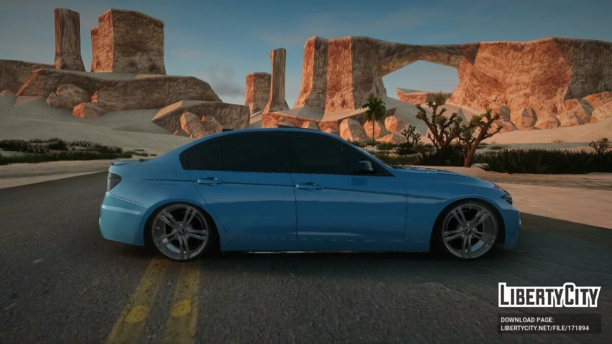 BMW 320D F30 Msport / GTA San Andreas