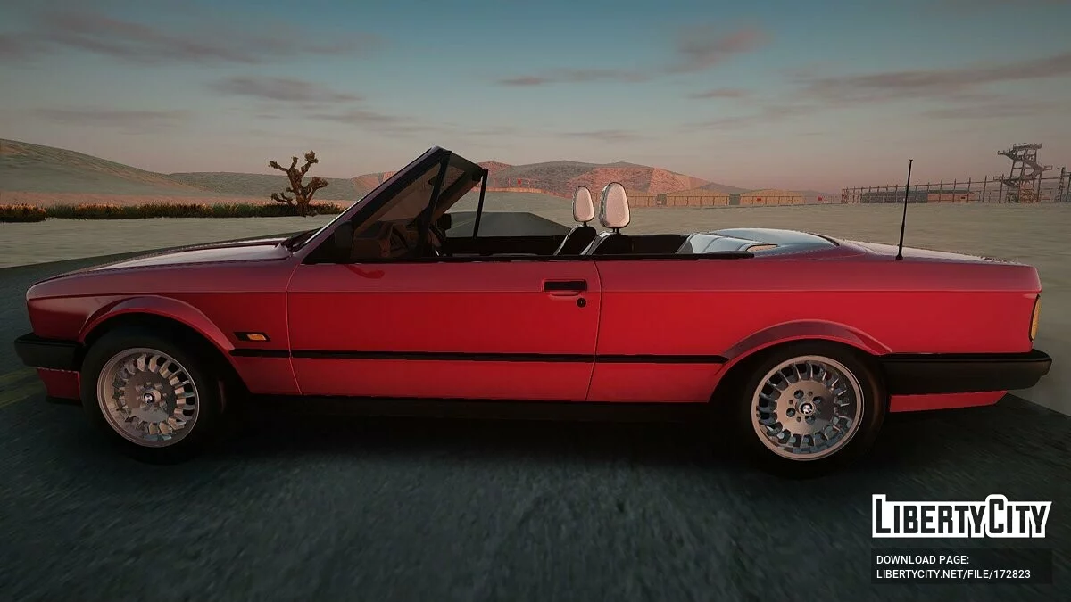 1990 BMW 3.18 i Cabrio / GTA San Andreas