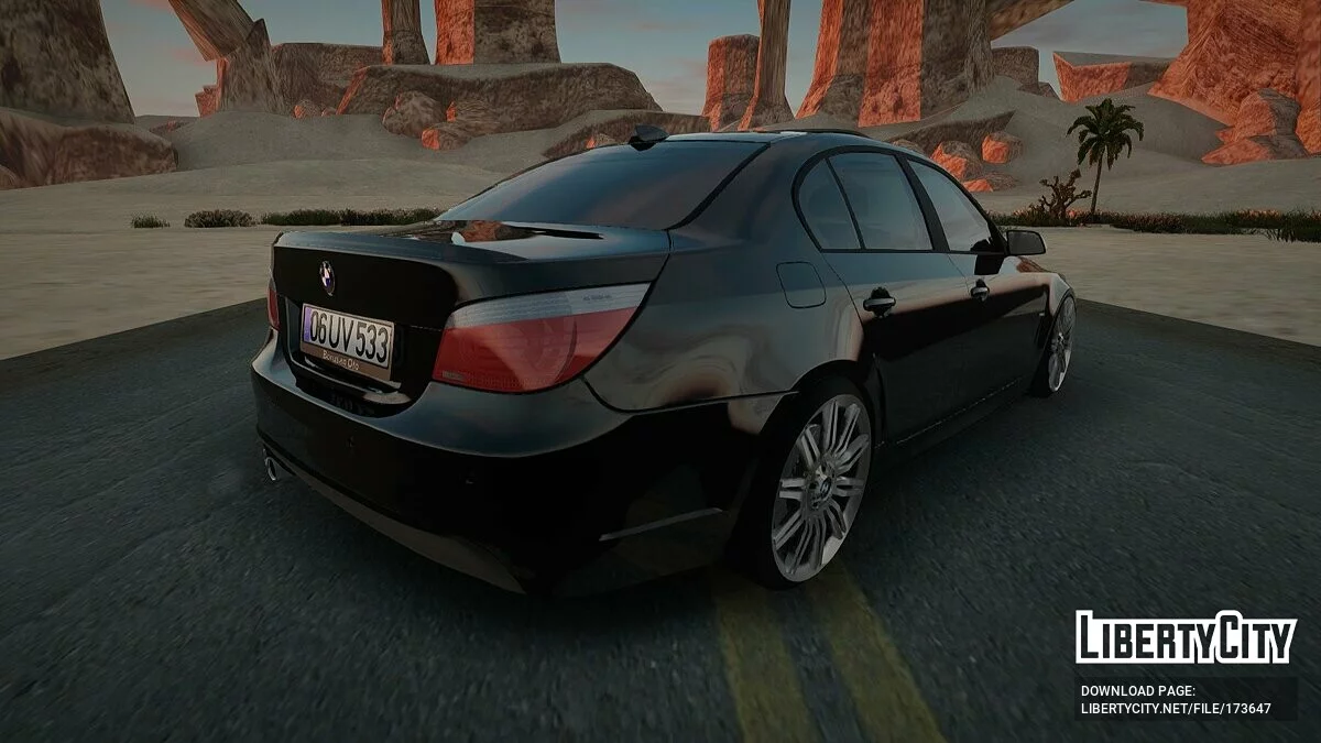 BMW E60 Pre LCI M Sport '08 V2 / GTA San Andreas