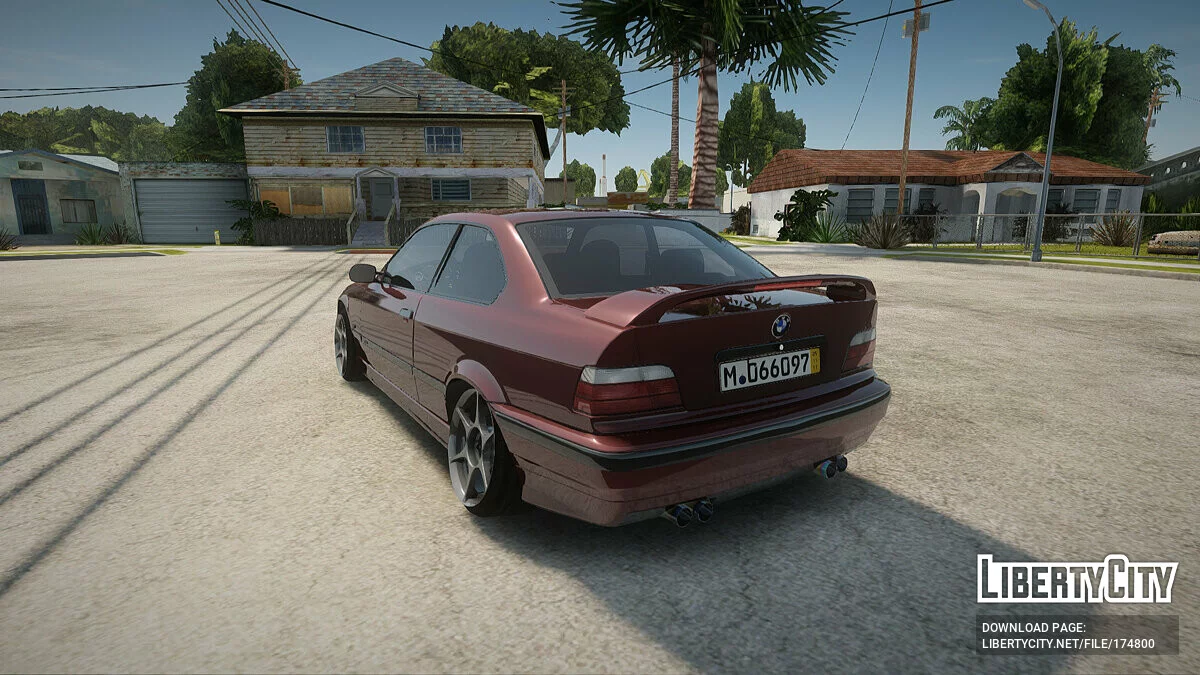 BMW E36 Stance / جي تي إيه سان أندرياس