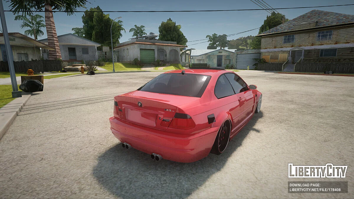 BMW M3 Coupe Tuned Version Burnout / GTA San Andreas