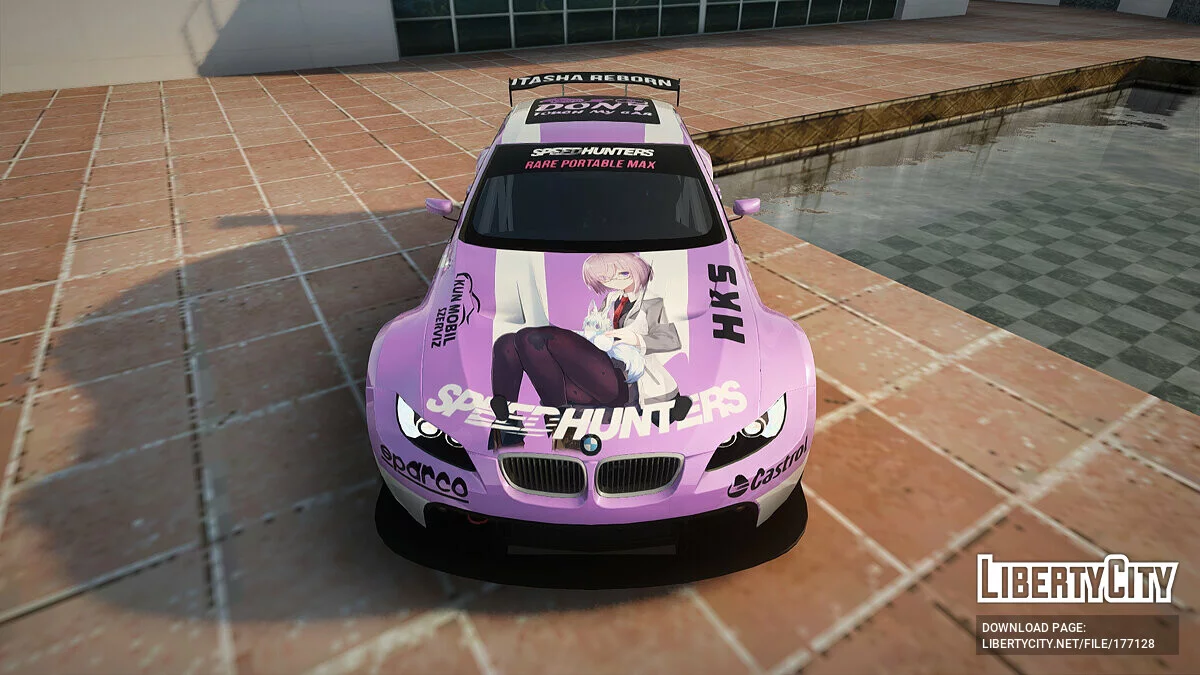 BMW M3 GT2 Itasha Mash Kyerlight Fate Apocrypha / GTA San Andreas