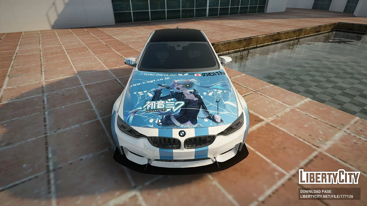 BMW M4 Itasha Hatsune Miku 2017 Liberty Walk / GTA San Andreas