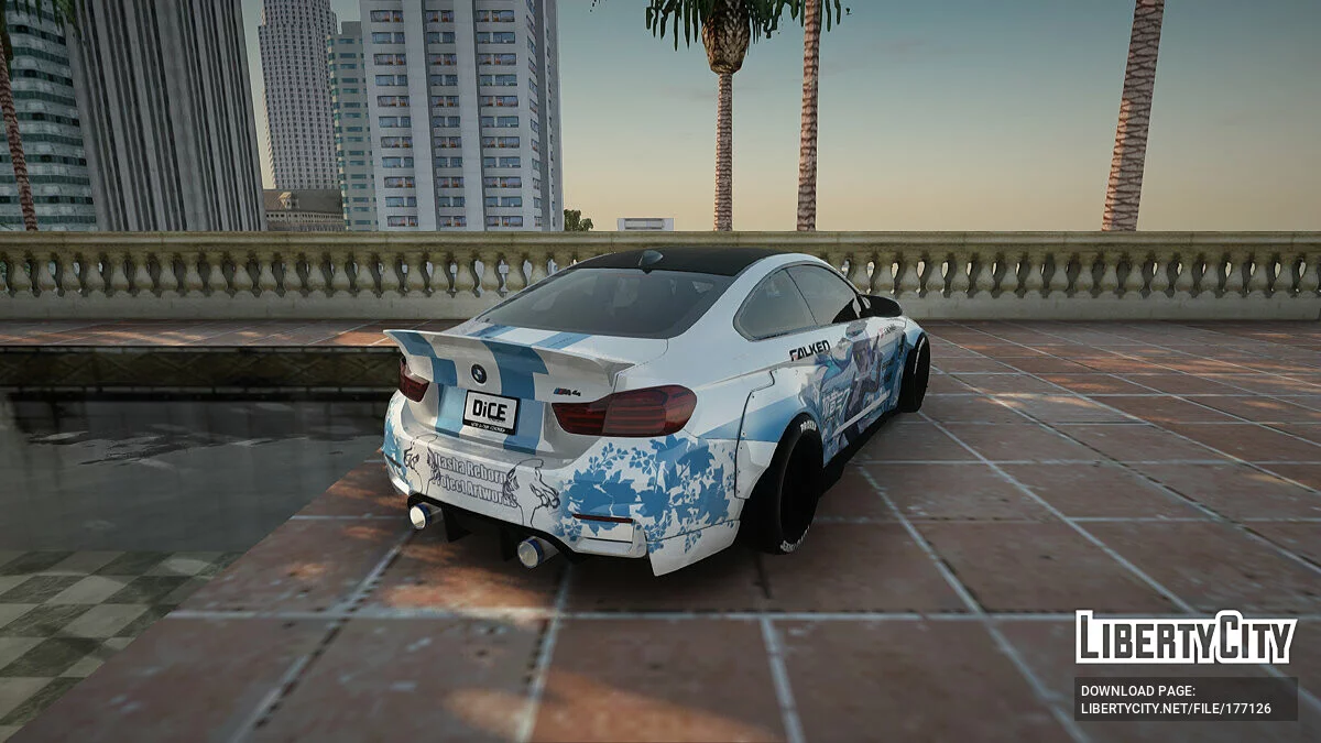 BMW M4 Itasha Hatsune Miku 2017 Liberty Walk / GTA San Andreas