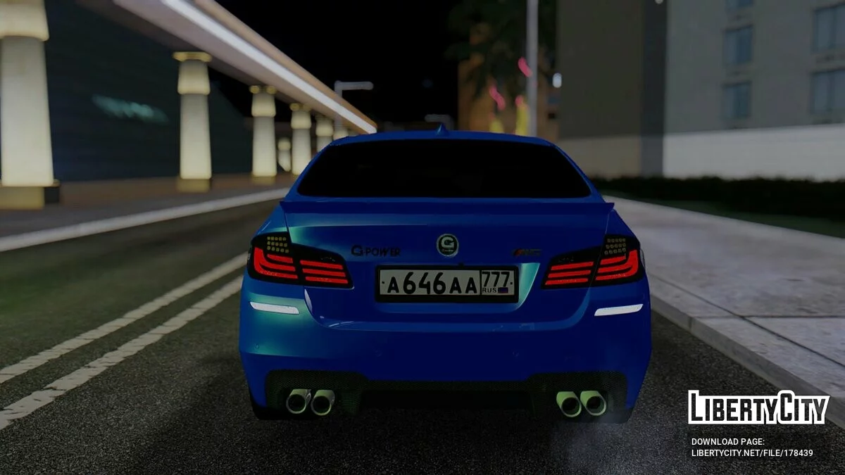 BMW M5 F10 G-Power / GTA San Andreas
