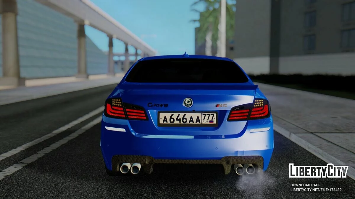 BMW M5 F10 G-Power / GTA San Andreas