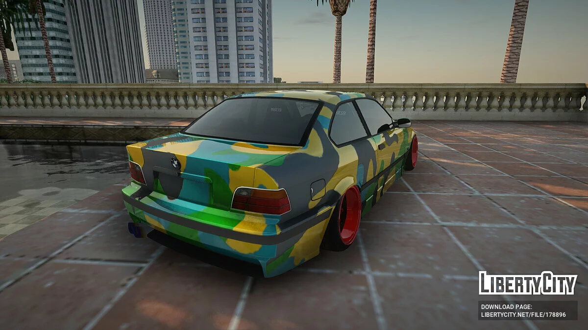 BMW M3 E36 Camo Style / GTA San Andreas