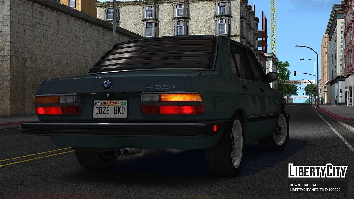 BMW 535i 1988 Us-spec v1.2 / GTA San Andreas