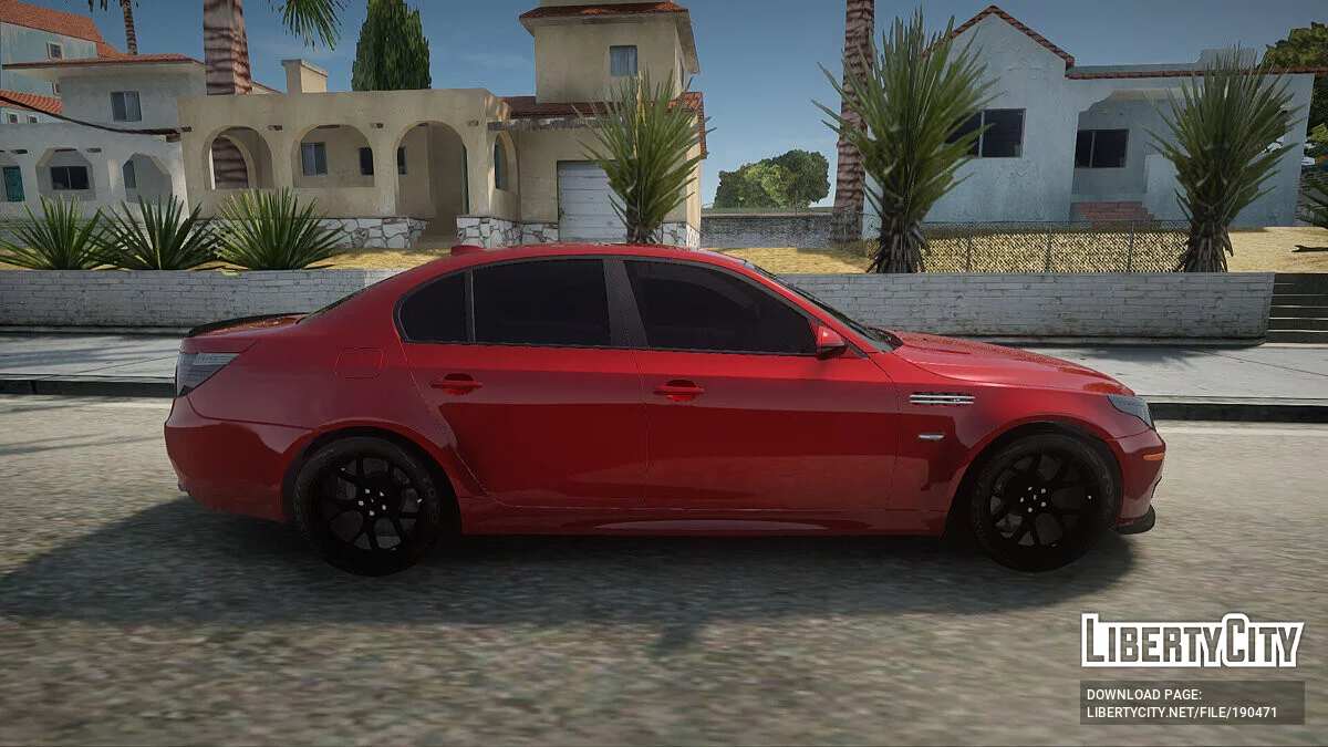 BMW M5 E60 Дикая Вишня / GTA San Andreas