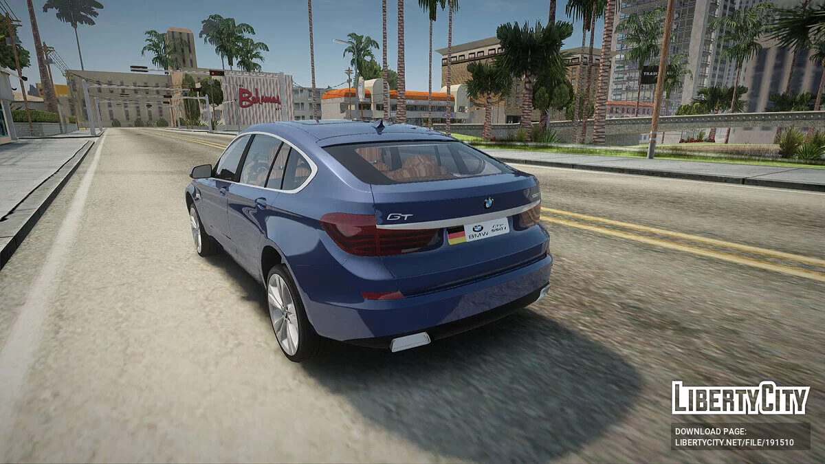 BMW 550i GT / GTA San Andreas