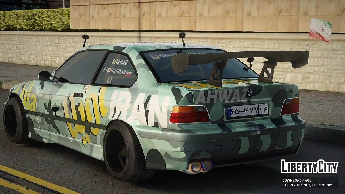 BMW E36 Shahab Pishanidar King Drift / GTA San Andreas