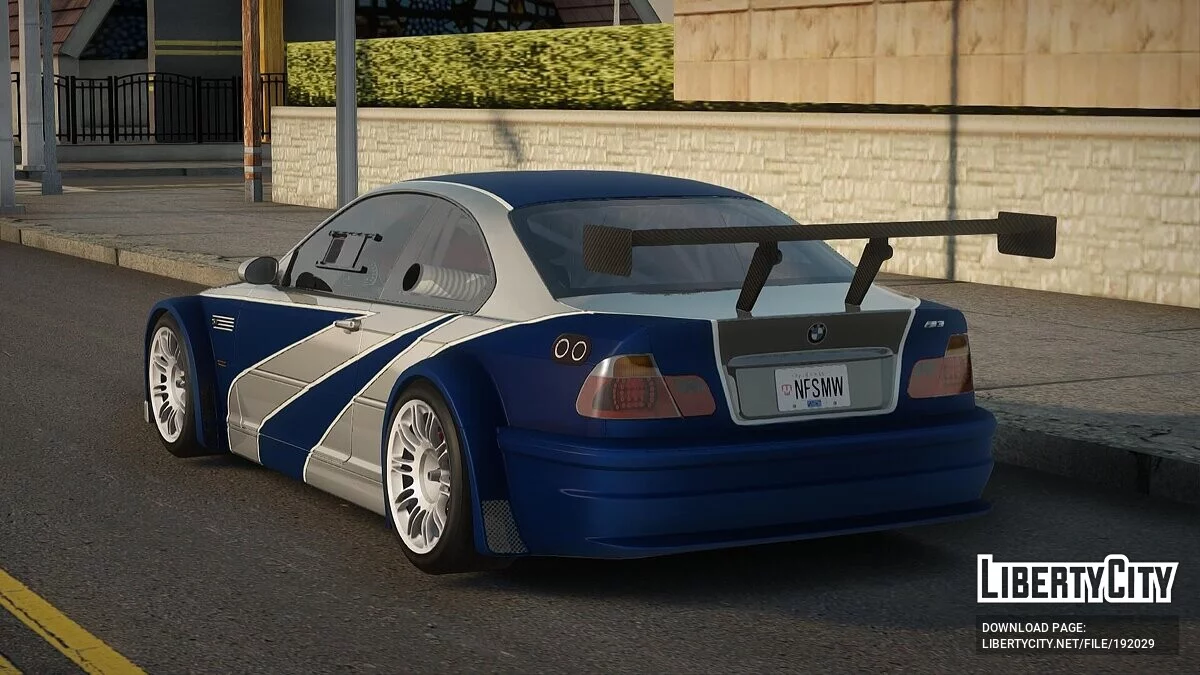 BMW M3 GTR E46 / GTA San Andreas