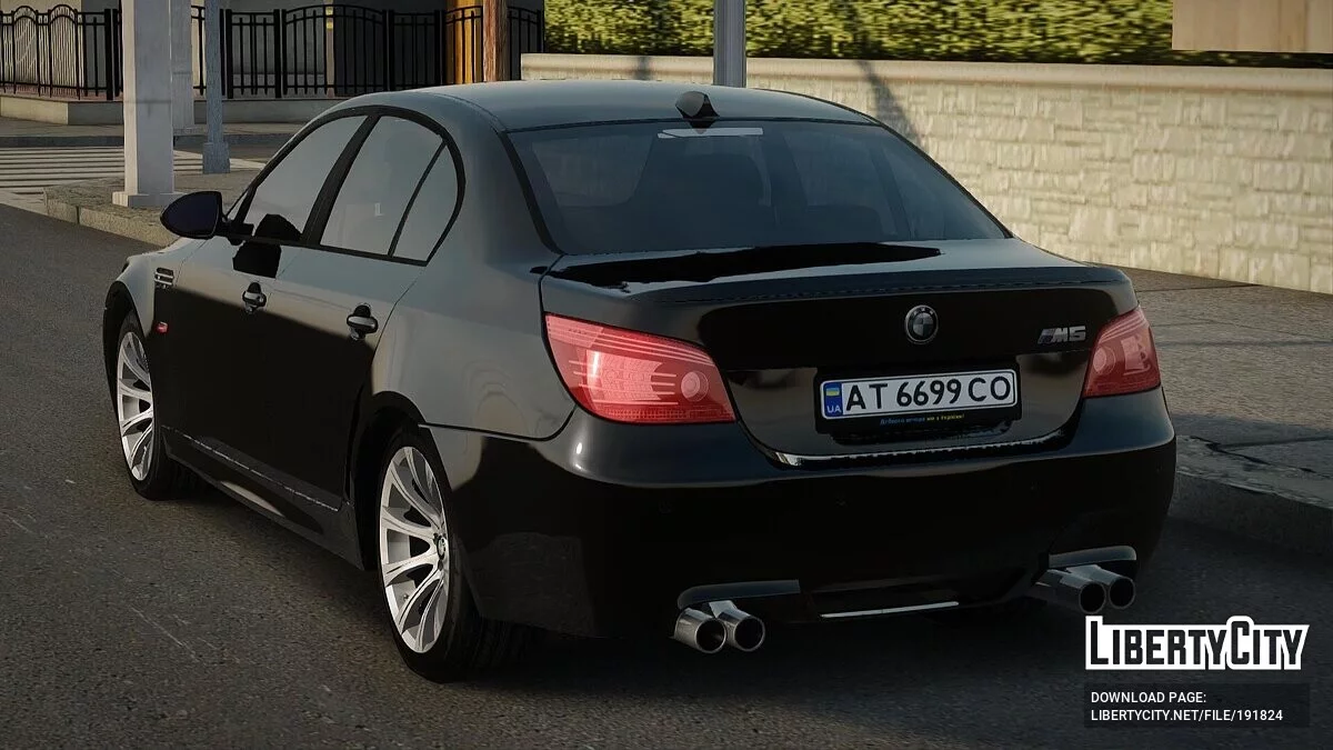 BMW M5 E60 Escape doble / GTA San Andreas