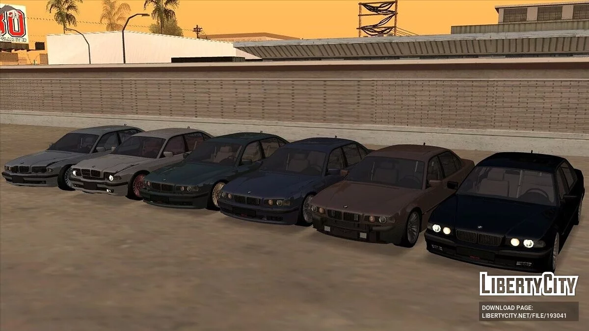 BMW E38 750il + CCD / GTA San Andreas