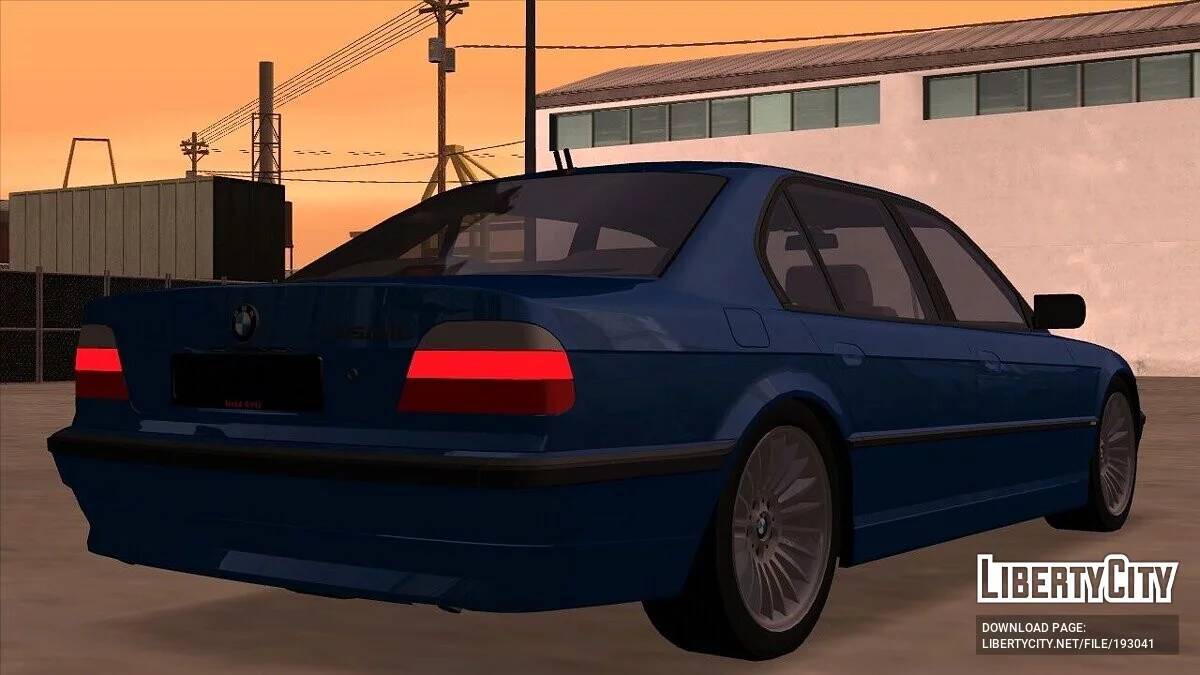 BMW E38 750il + CCD / GTA San Andreas