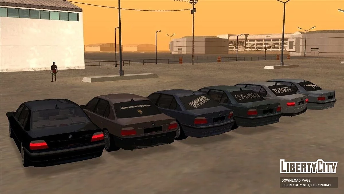 BMW E38 750il + CCD / GTA San Andreas