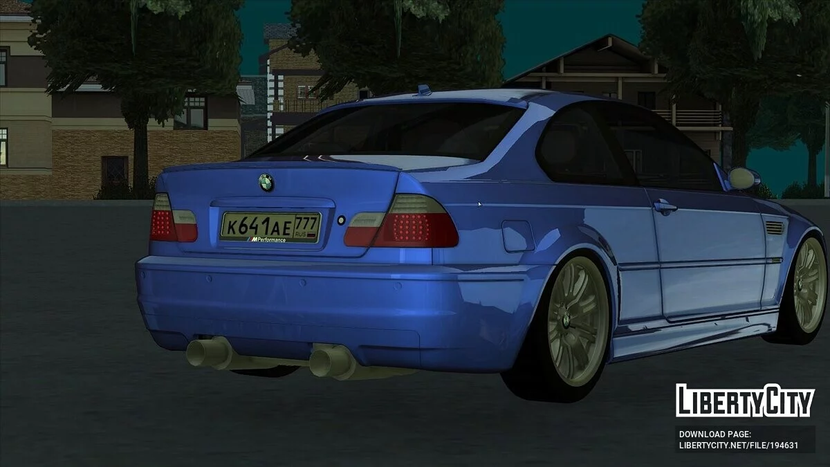 BMW M3 E46 / GTA San Andreas