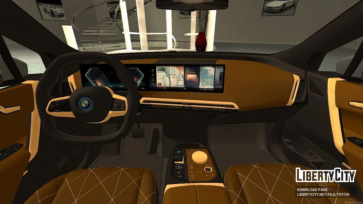 BMW iX + CCD / GTA San Andreas
