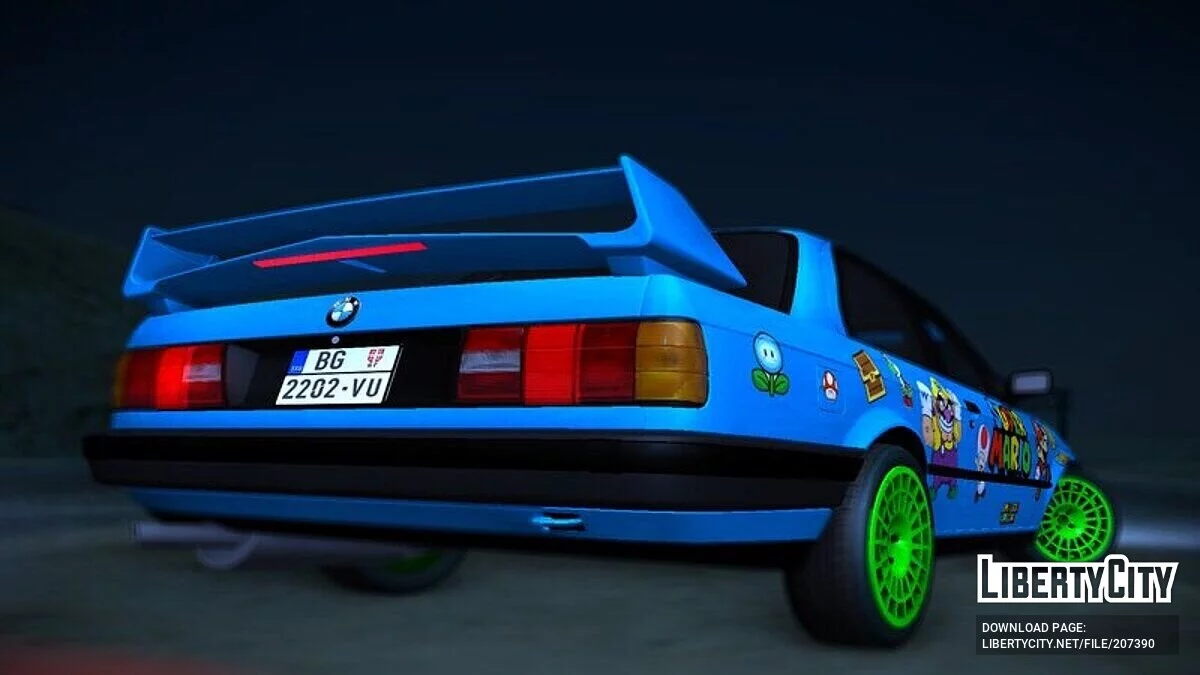 BMW E30 Super Mario Special / GTA San Andreas