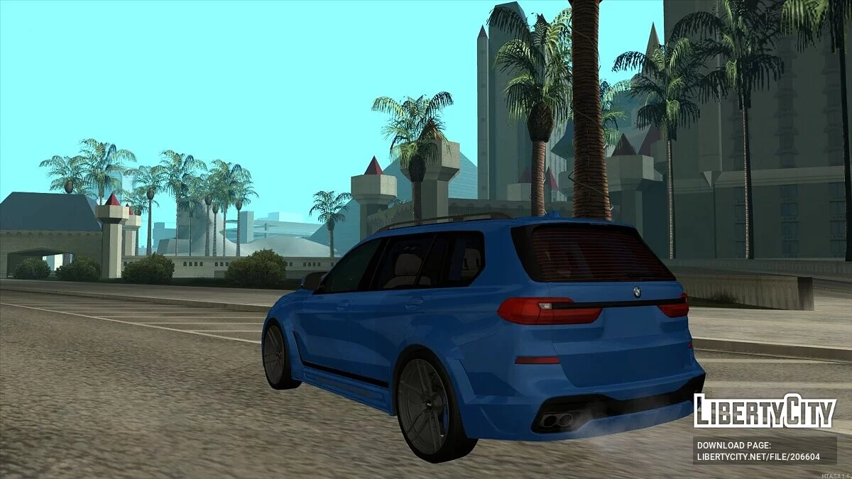 BMW X7 Black Edition / GTA San Andreas