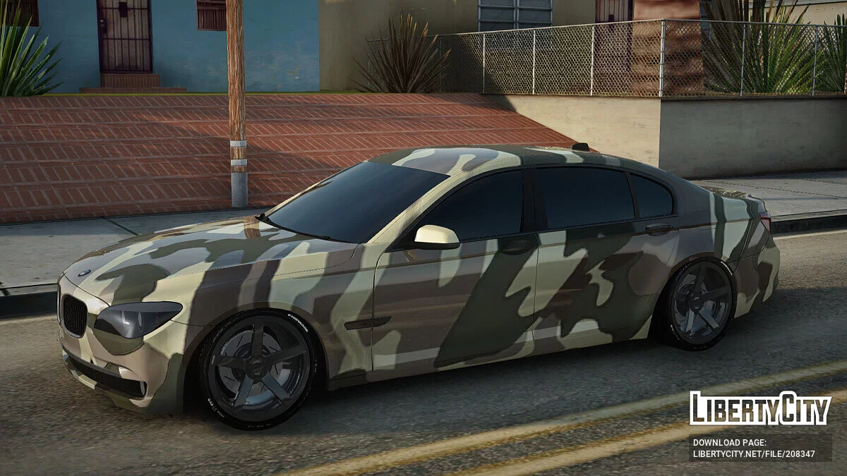 BMW 7 Camuflaje / GTA San Andreas