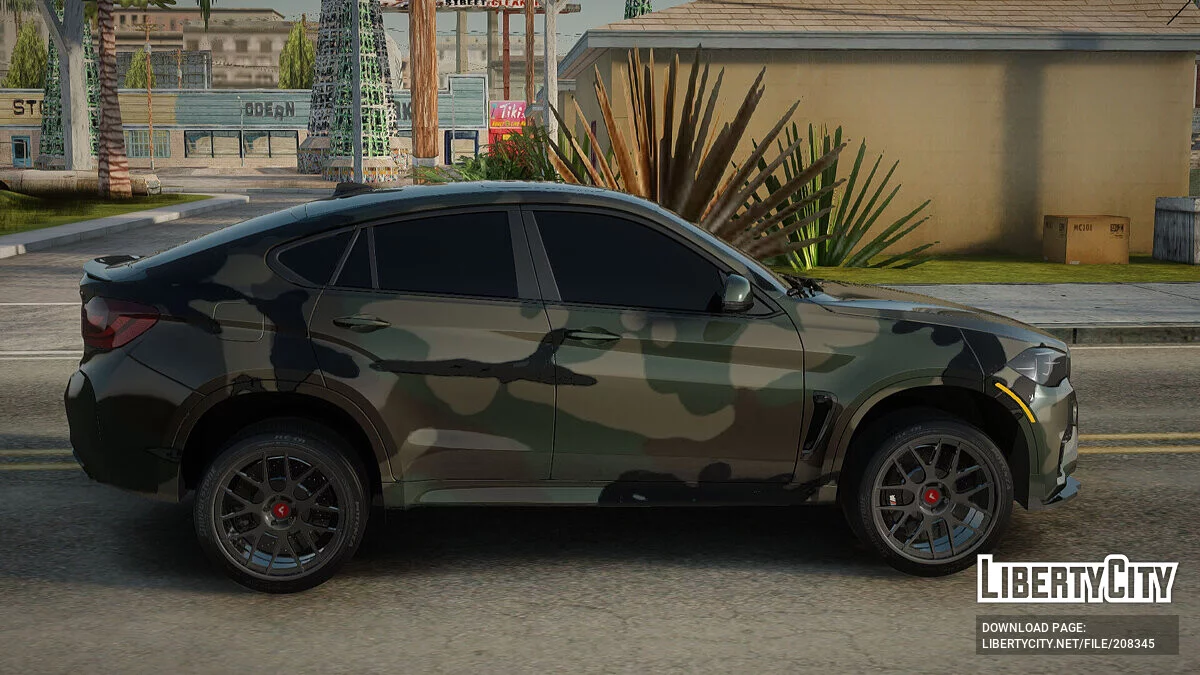 BMW X6 Camuflaje / GTA San Andreas