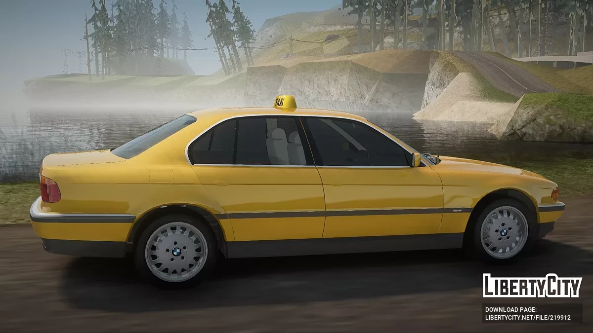 BMW 730i E38 1996 Taxi / جي تي إيه سان أندرياس