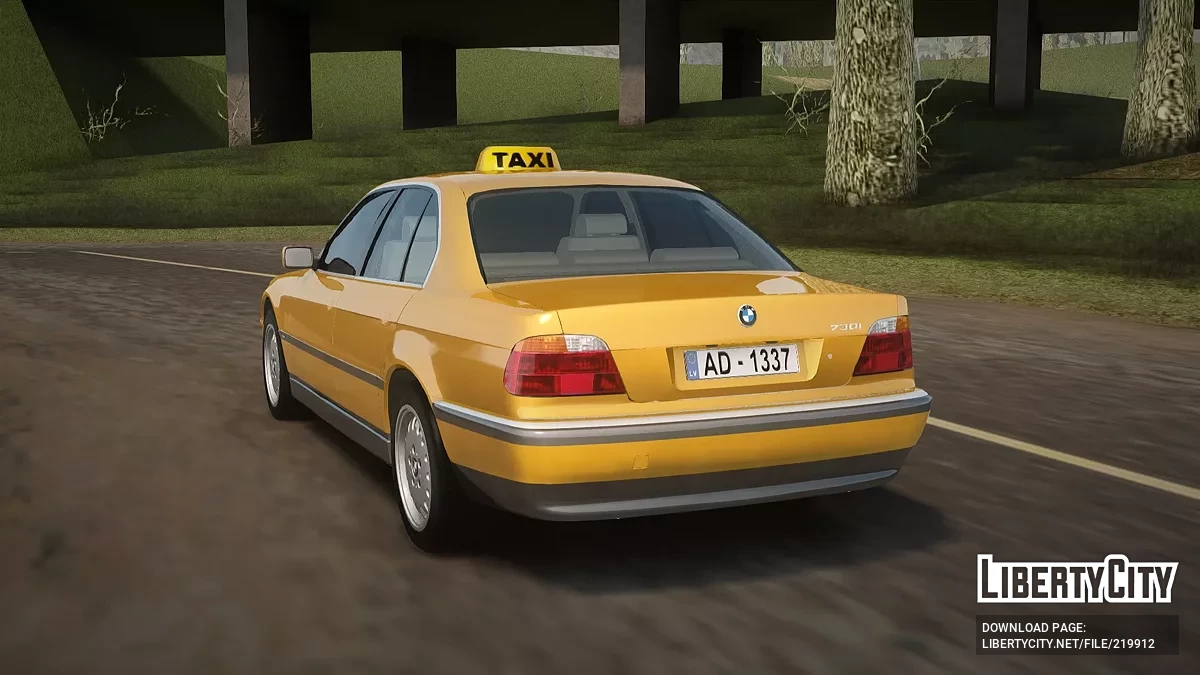 BMW 730i E38 1996 Taxi / جي تي إيه سان أندرياس