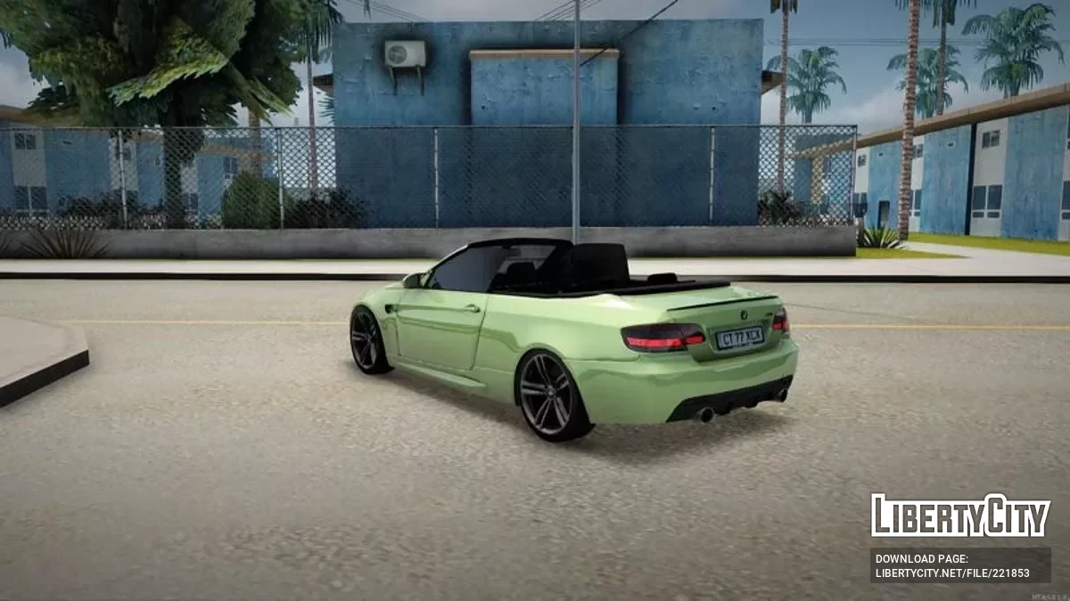 BMW E93 335 Non-facelift / GTA San Andreas