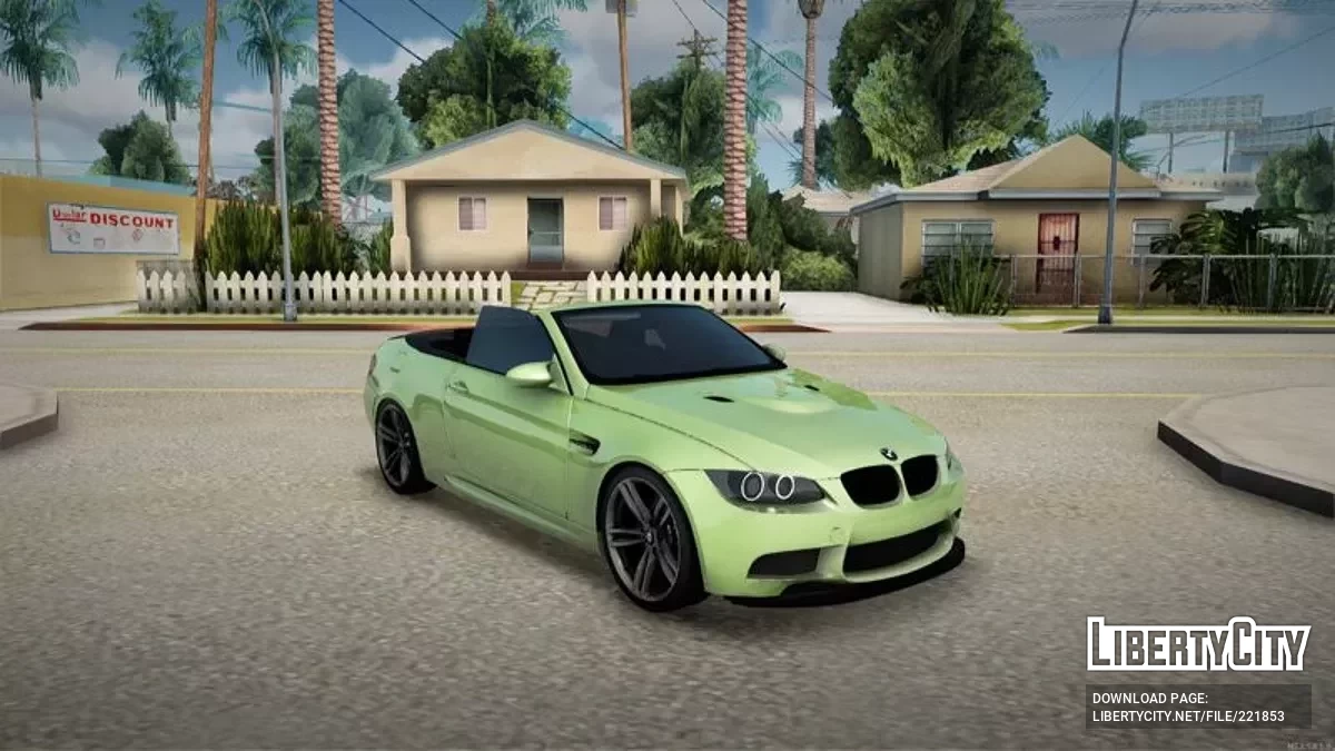 BMW E93 335 Non-facelift / GTA San Andreas