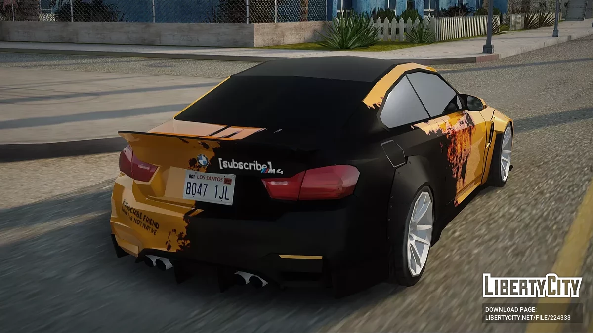 Вініл BMW M4 / GTA San Andreas