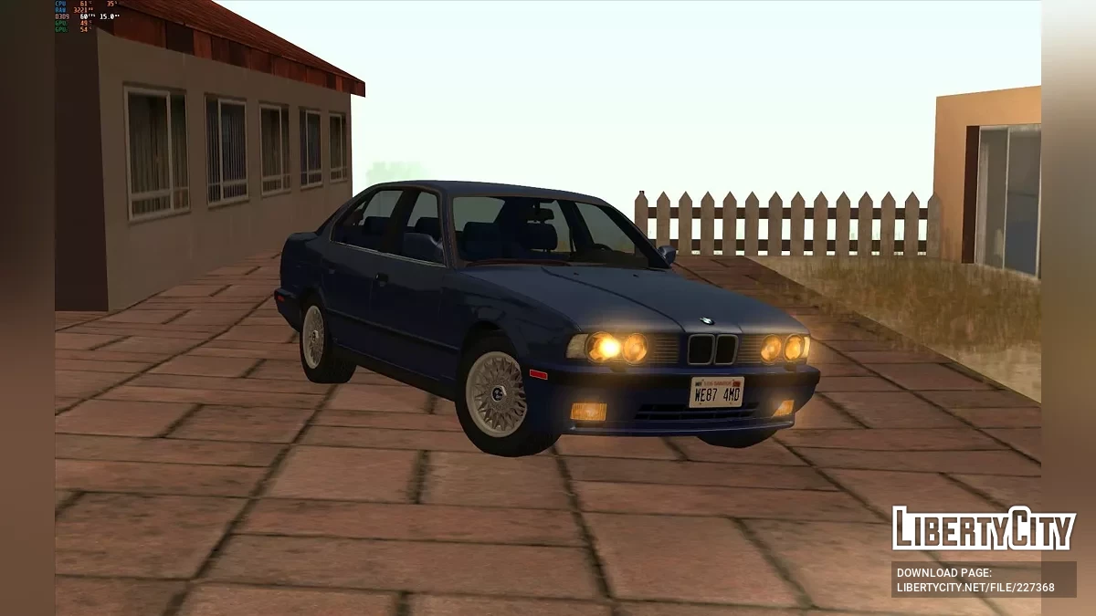BMW 535i E34 1993 (IVF Adaptation) / GTA San Andreas