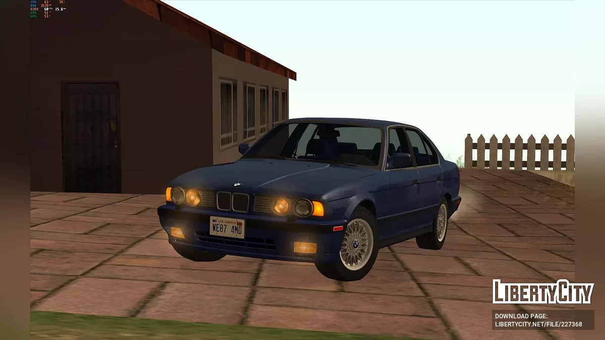 BMW 535i E34 1993 (IVF Adaptation) / GTA San Andreas